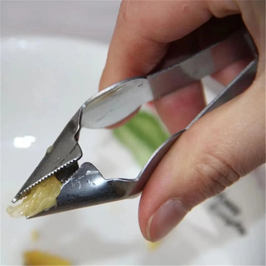 Strawberry Huller & Pineapple Corer - 304 Stainless Steel Fruit Tool with Clips