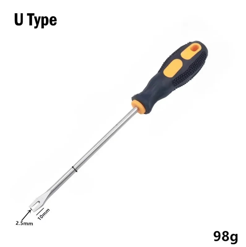 Magnetic Screwdriver Set 4pc - Insulated Cross and Flat Drivers with Magnetiser
