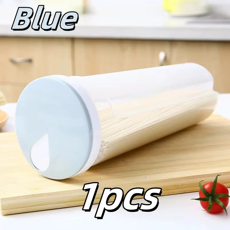 Airtight Pasta Storage Container - Sealed Divided Canister for Noodles and Dry Goods