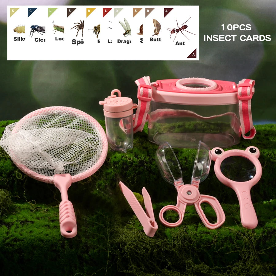 Kids' Insect Catching Net Set - Outdoor Bug Explorer Kit with Backpack
