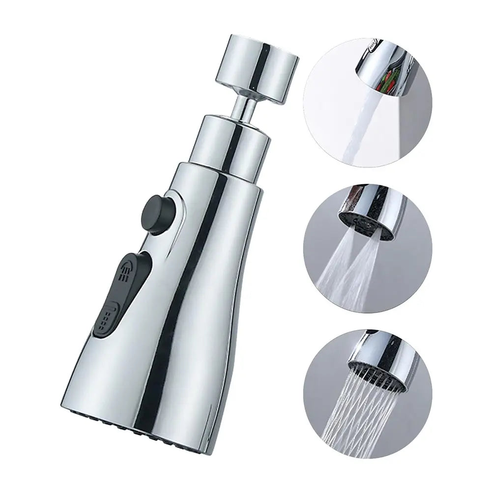 Kitchen Faucet - Kitchen Sink Tap in Silver or Black for Everyday Use