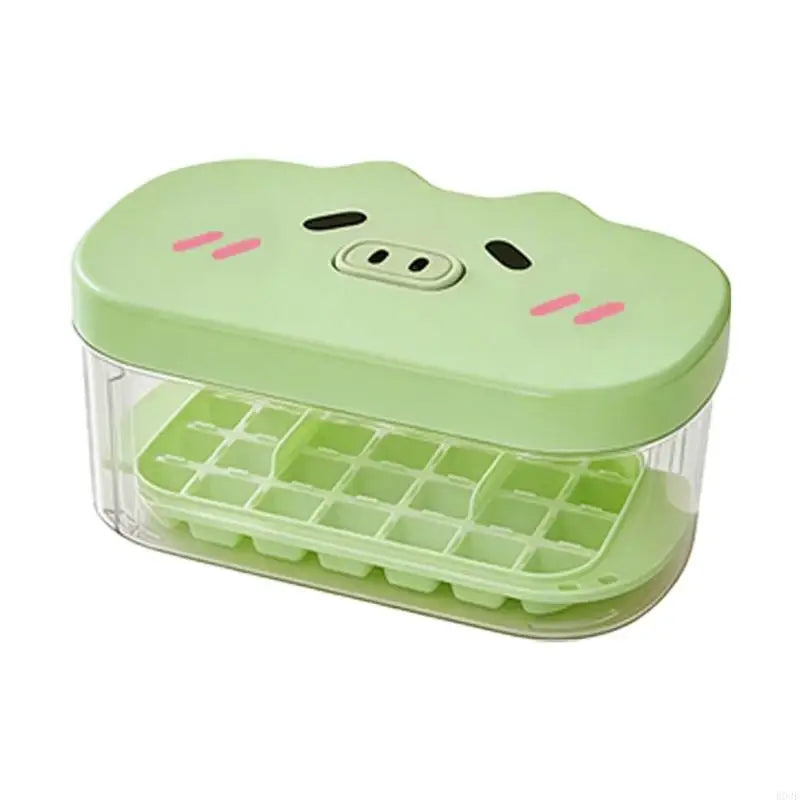 Clicking Ice Cube Tray - Easy Release Square Ice Maker for Cocktails