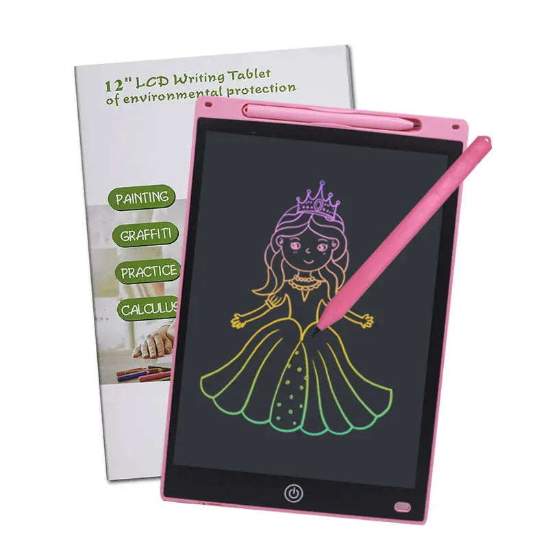 LCD Writing Tablet for Kids - 8.5 and 12 Inch Drawing and Doodle Board