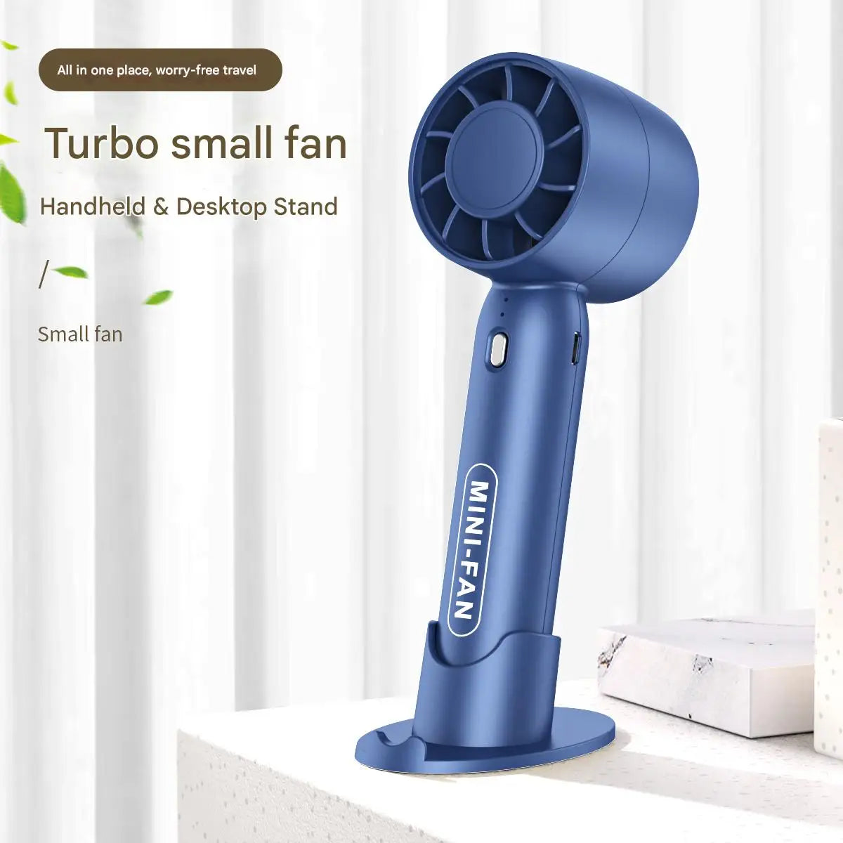 Handheld Turbo Fan - Mini USB Portable Personal Cooling Fan in 3 Colours