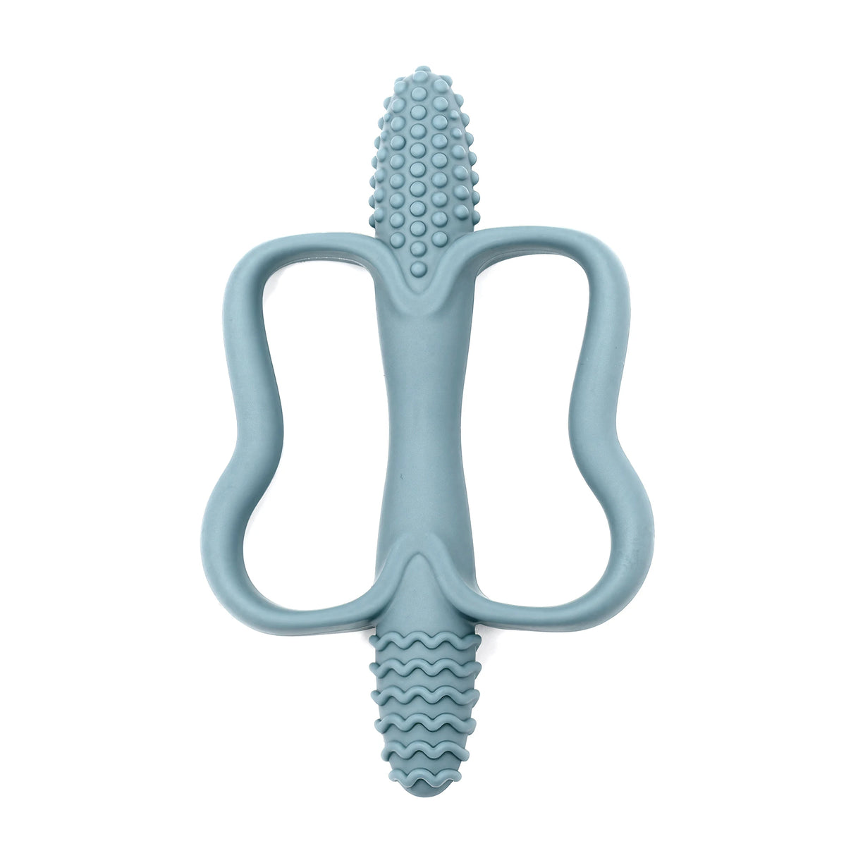 Silicone Teething Stick - Corn Shaped Baby Teether with Handle, 6 Colours