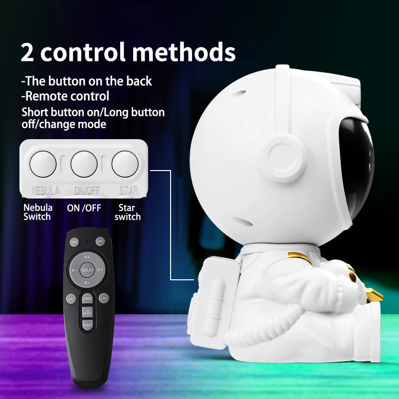 LED Star Galaxy Projector - Rocket and Aircraft Night Light for Kids Bedrooms