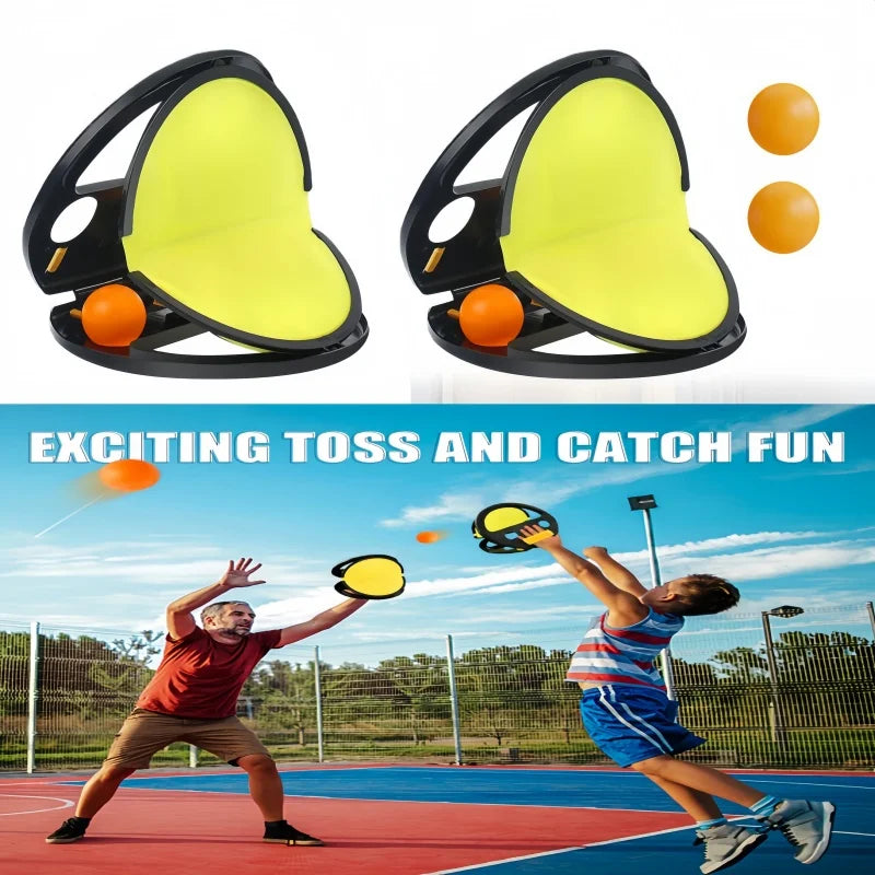 Toss and Catch Ball Game - Outdoor Set for Beach, Yard and Pool Family Play