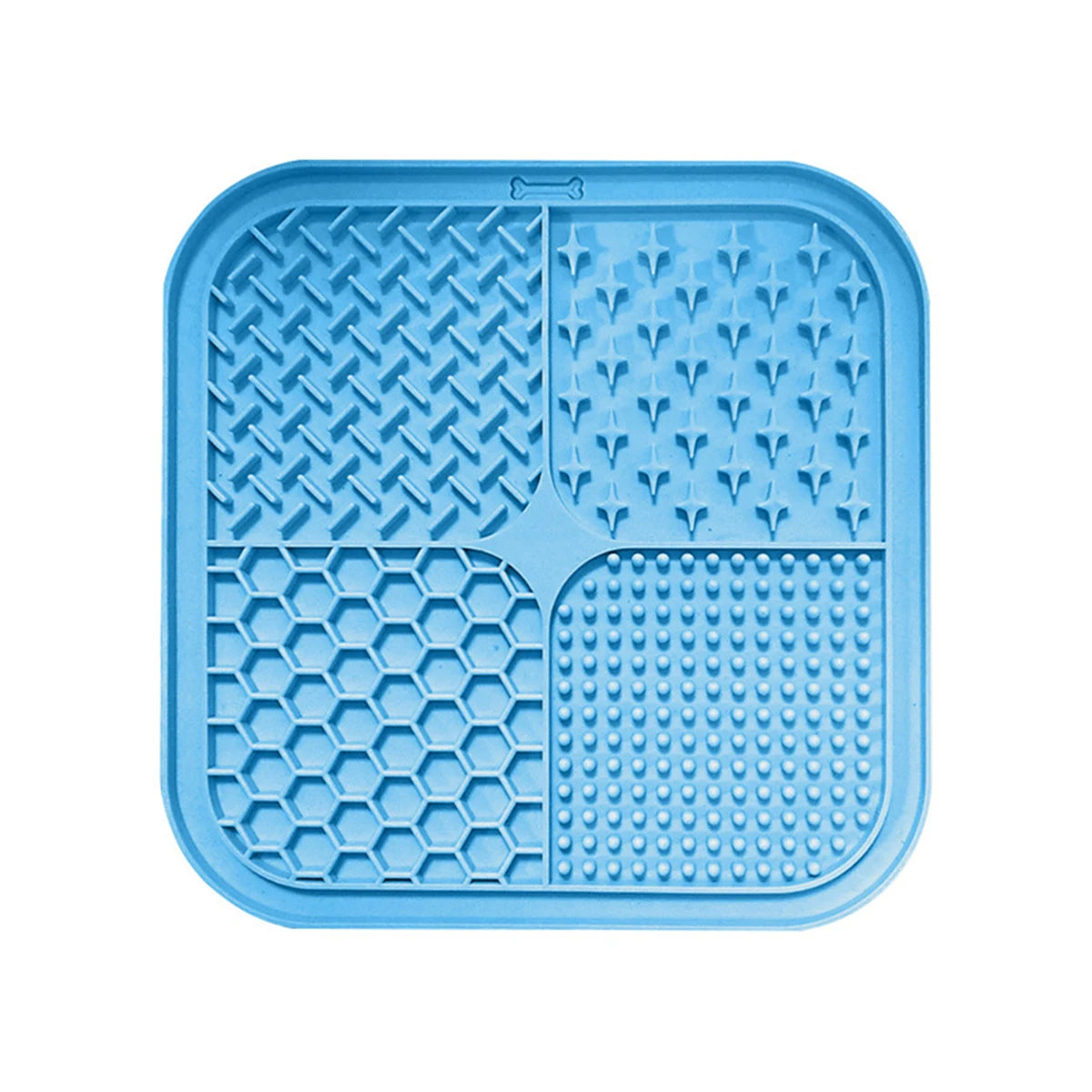 Silicone Pet Lick Mat - Suction Cup Slow Feeder Pad for Dogs and Cats