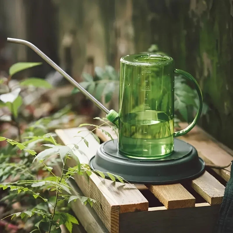 Long Spout Watering Can - Lightweight Plastic Watering Kettle for Indoor Plants