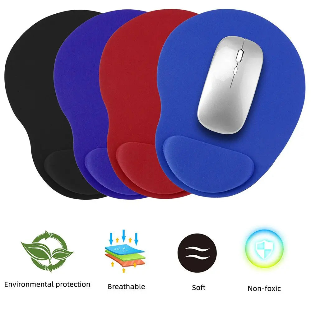 Ergonomic Mouse Wrist Rest - Soft Support Pad for Laptop and Computer Desks