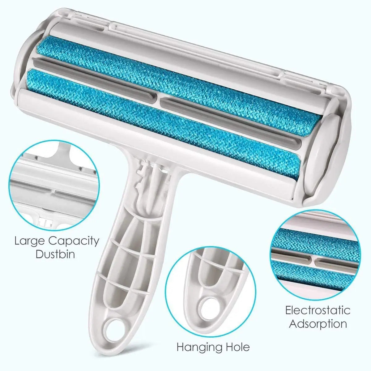 Pet Hair Remover Roller - Reusable Fur Remover for Sofas and Furniture