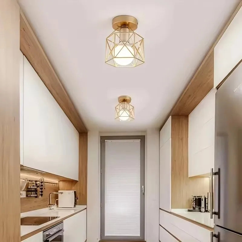 LED Ceiling Light - Mini Indoor Fixture for Kitchen, Bedroom and Bathroom