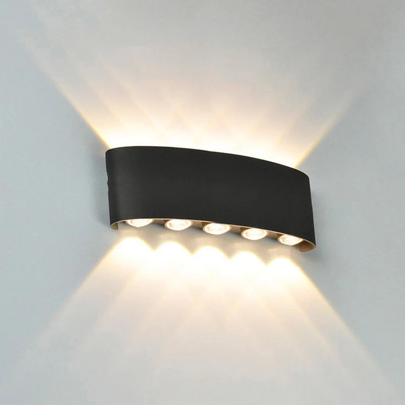 Up and Down LED Wall Lamp - Waterproof Light in Warm or Cool White
