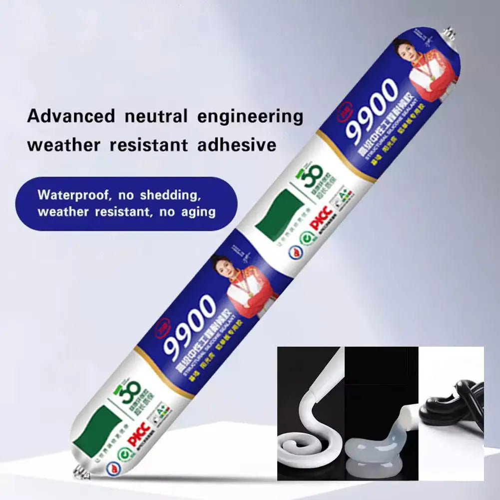 Waterproof Silicone Sealant - Structural Wall Adhesive in Four Colours