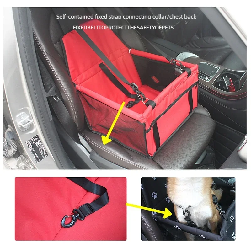 Dog Car Seat Cover - Foldable Travel Seat Protector in Nine Colour Options