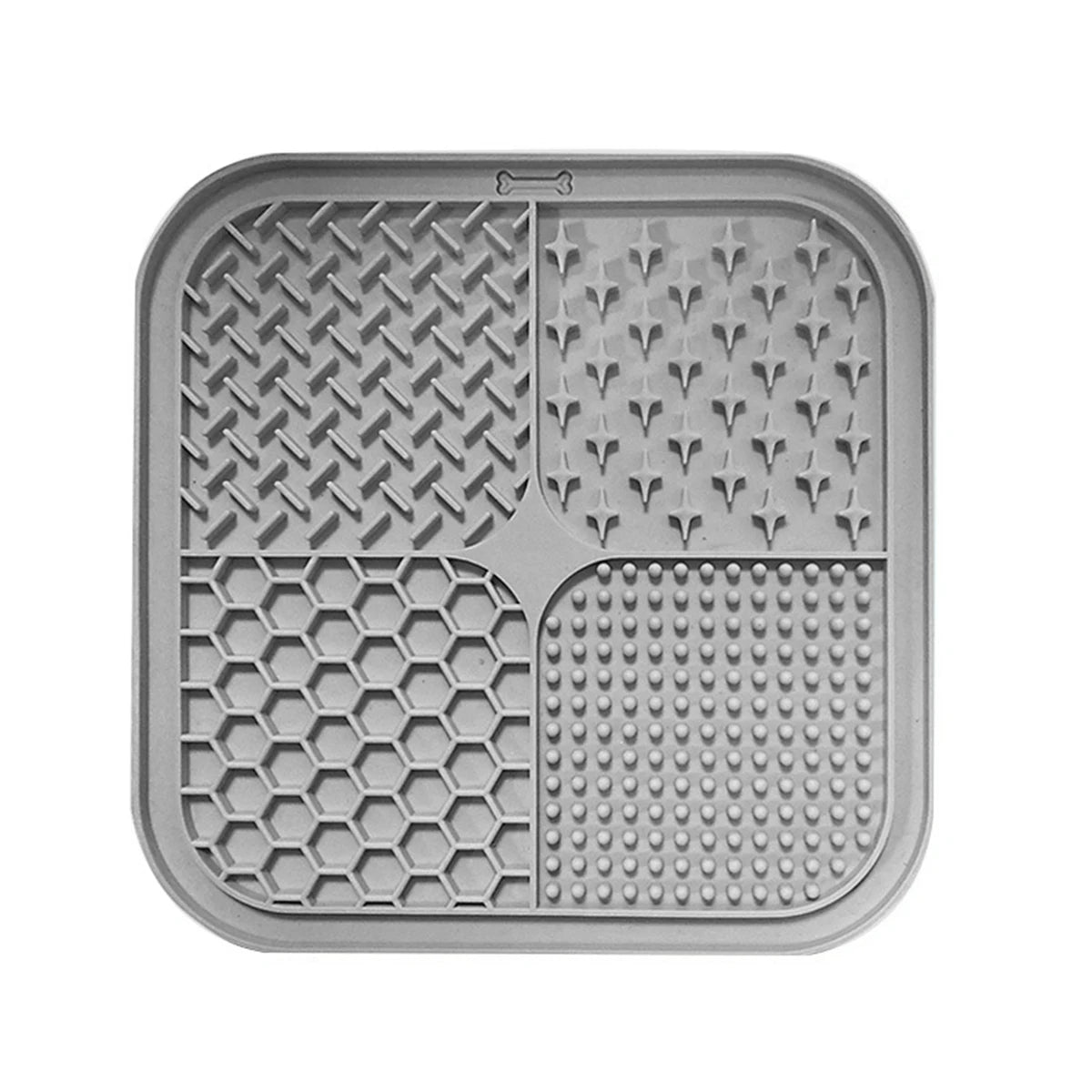 Silicone Pet Lick Mat - Suction Cup Slow Feeder Pad for Dogs and Cats