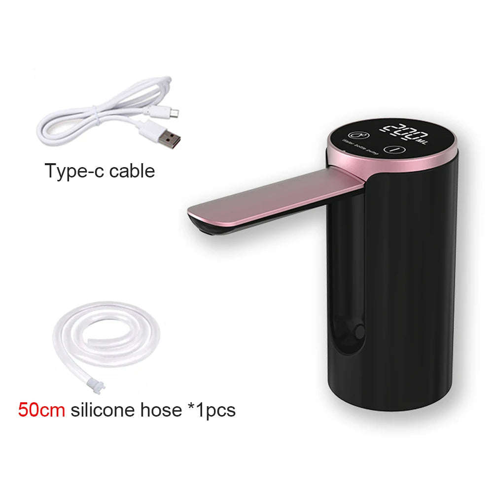 Electric Water Bottle Pump - Rechargeable Dispenser for 19L Gallon Bottles