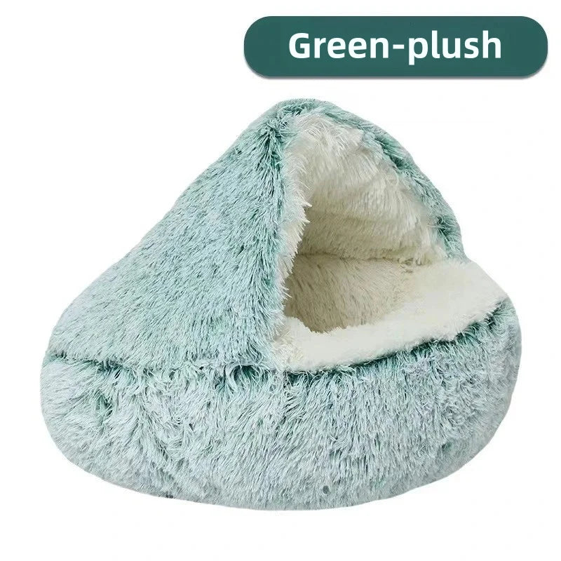 Plush Pet Bed - Soft Warm Bed for Cats and Small Dogs in 40, 50 and 60cm