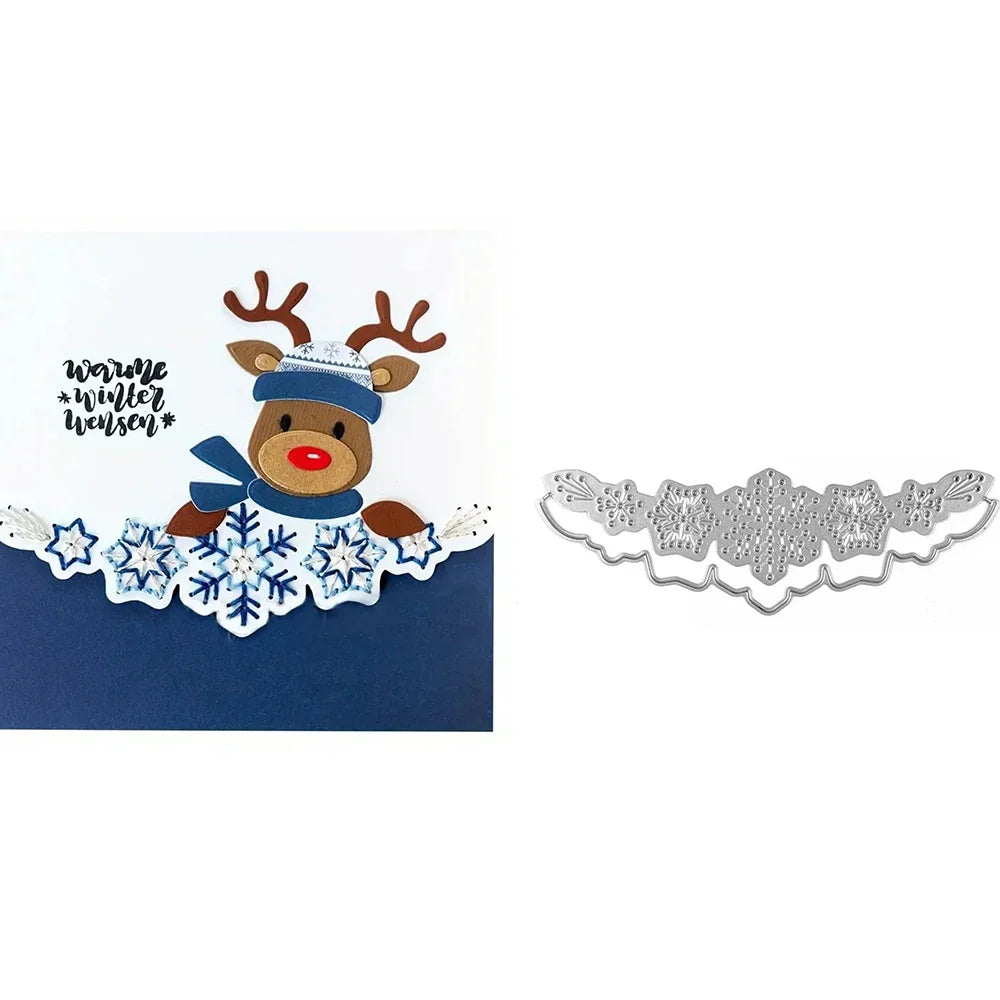 Metal Cutting Dies - Pinecone, Christmas Tree and Gingerbread Craft Shapes