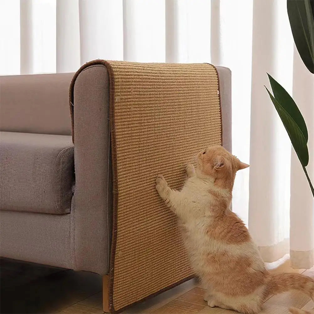 Self Adhesive Sisal Cat Scratcher Mat - Six Sizes from 20x40cm to 50x90cm