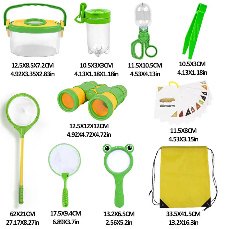 Kids' Insect Catching Net Set - Outdoor Bug Explorer Kit with Backpack