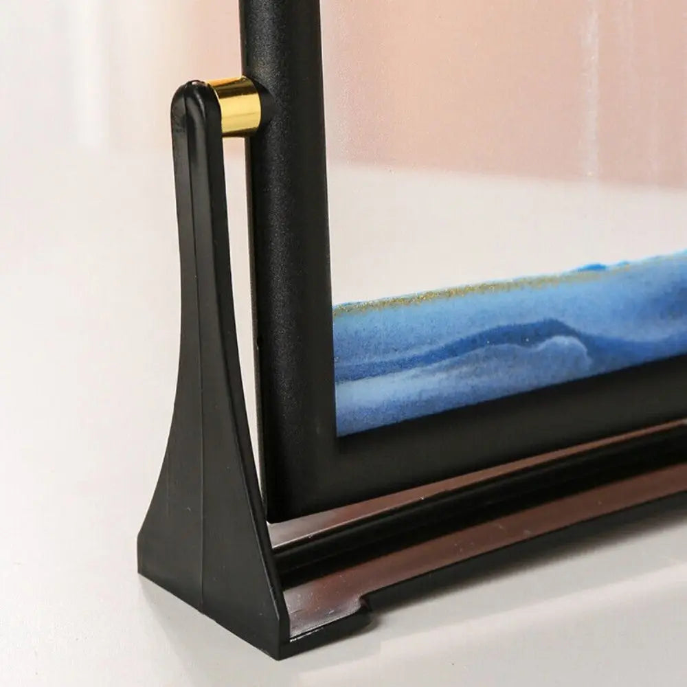 Rotatable Moving Sand Art - Glass Sand Picture in 5 and 7 Inch Sizes