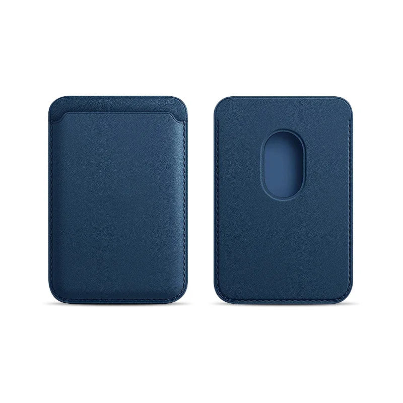 Magnetic Card Holder - PU Leather MagSafe iPhone Wallet in 21 Colours