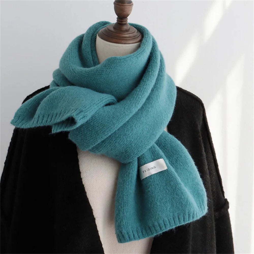 Cashmere Scarf - Thermal Solid Colour Winter Wrap in 23 Shades