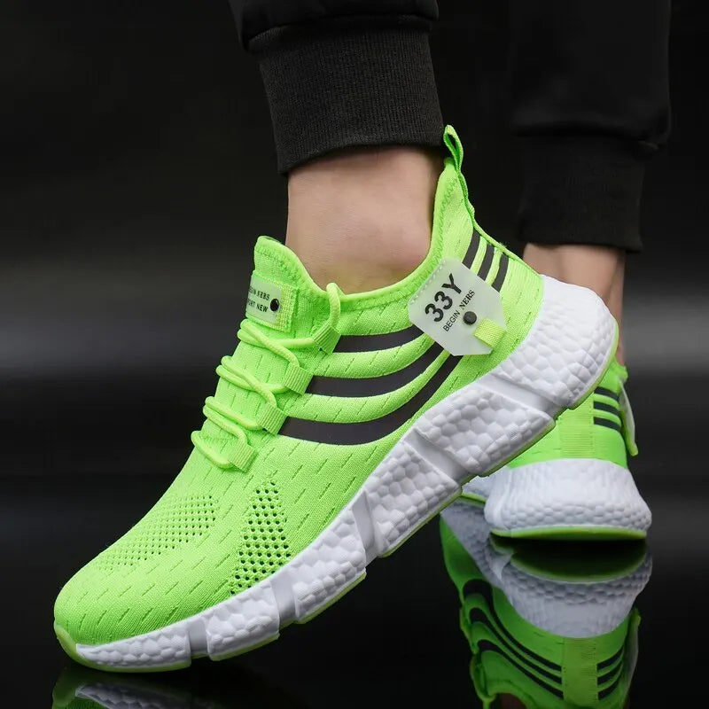 Mens Casual Sport Shoes - Breathable Lightweight Trainers in Sizes 37-46