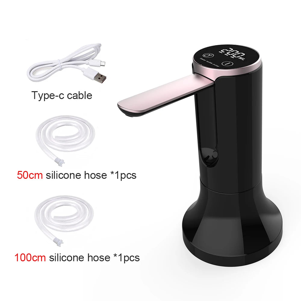 Electric Water Bottle Pump - Rechargeable Dispenser for 19L Gallon Bottles