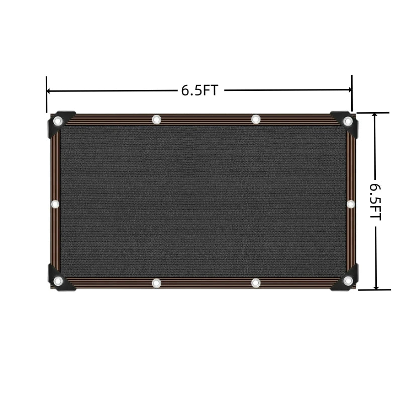 Shade Cloth Sun Net 3x6m - Taped Edge Mesh Cover with Grommets for Pergola