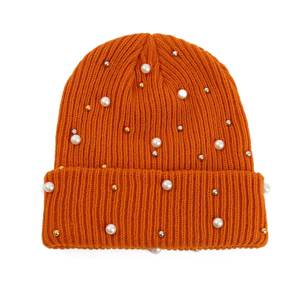 Women's Soft Knit Beanie Hat - Warm One-Size 55-60cm Cap in 13 Colours