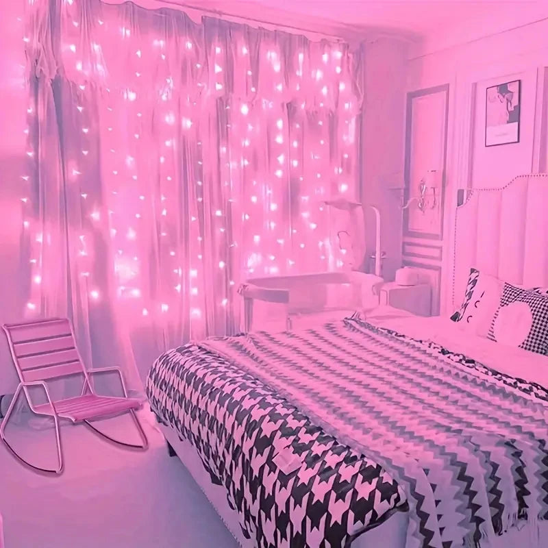USB Fairy Garland Lights - LED Curtain up to 6x3m for Christmas Decor