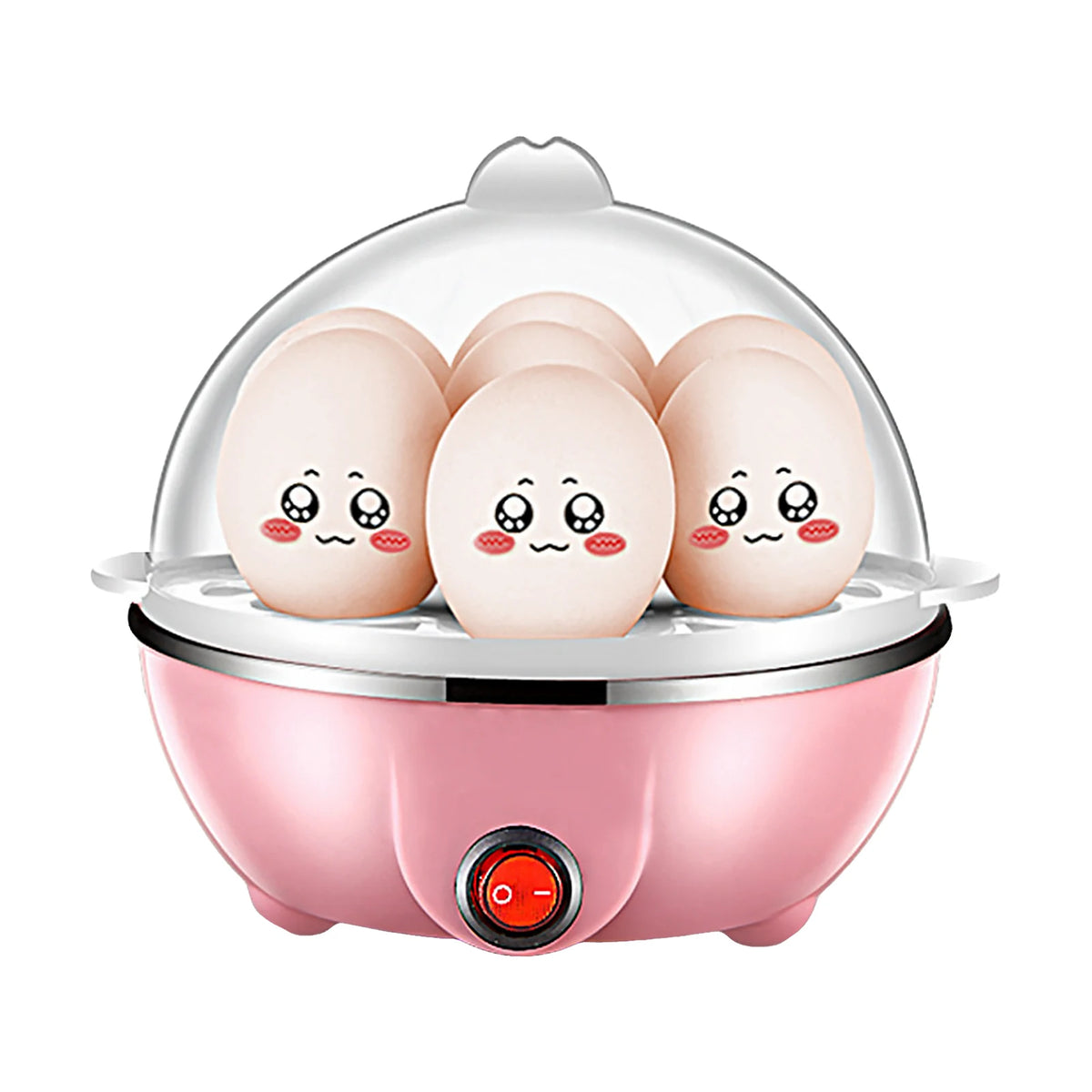 Double Layer Egg Cooker - Electric Egg Steamer with US and EU Plug Options