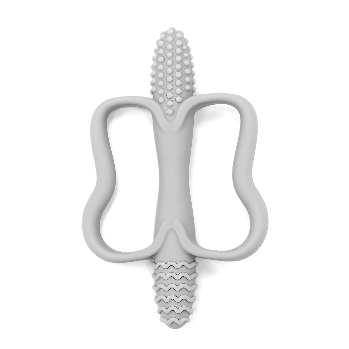 Silicone Teething Stick - Corn Shaped Baby Teether with Handle, 6 Colours