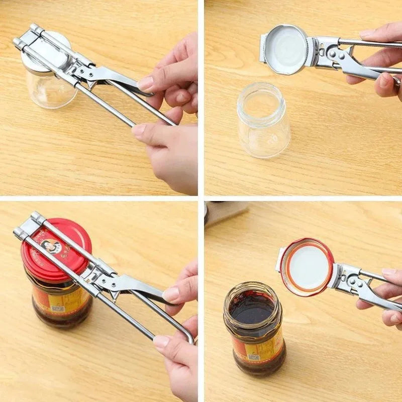 Adjustable Multi Function Bottle Opener - Stainless Steel Kitchen Tool
