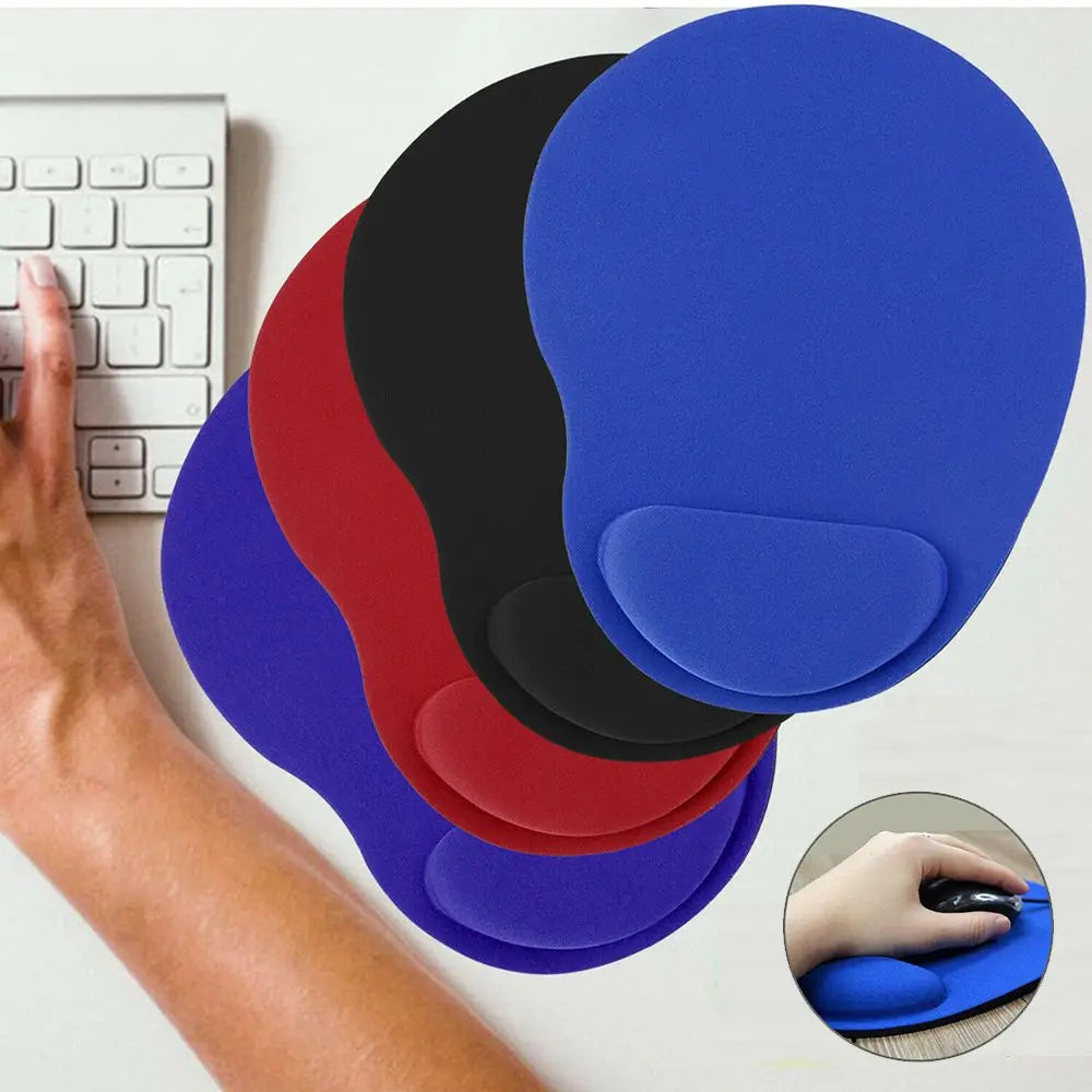 Ergonomic Mouse Wrist Rest - Soft Support Pad for Laptop and Computer Desks
