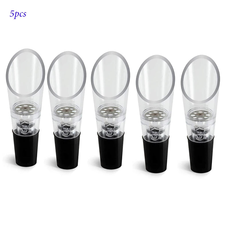 Crystal Wine Aerator Pourers - Multipacks of 2, 5, 10 or 12 Pieces