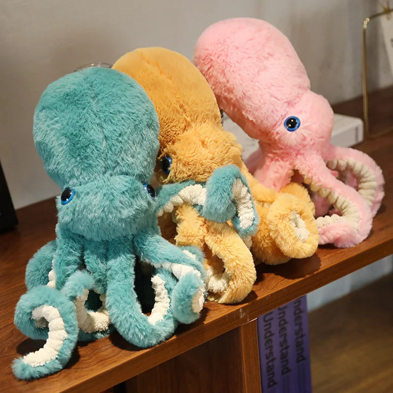 Plush Octopus Toy - Giant Soft Cuddly Toy in 4 Sizes from 30cm to 90cm