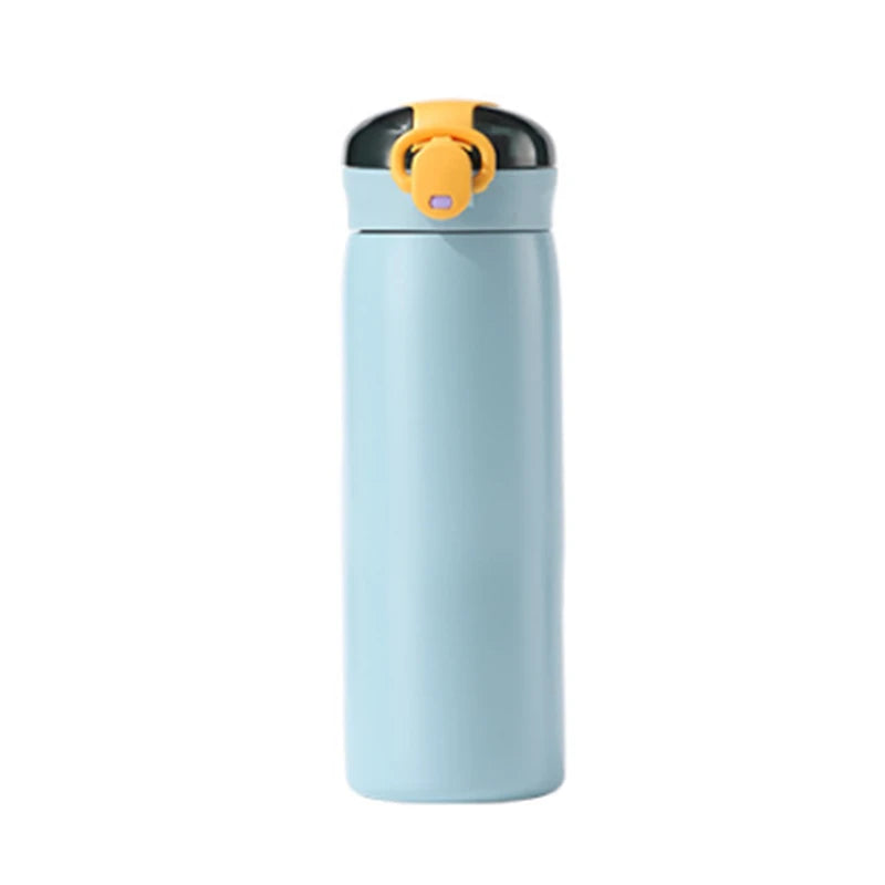 Kids Stainless Steel Thermos Flask - 320ml or 460ml Straw Water Bottle