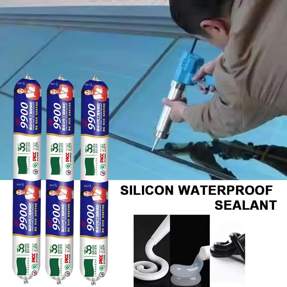 Waterproof Silicone Sealant - Structural Wall Adhesive in Four Colours
