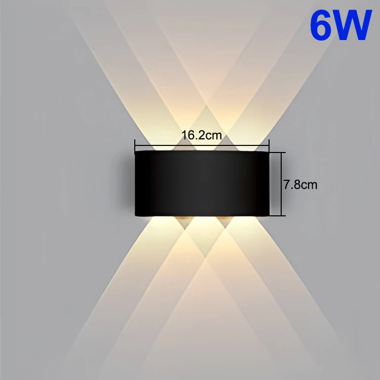 Up and Down LED Wall Lamp - Waterproof Light in Warm or Cool White