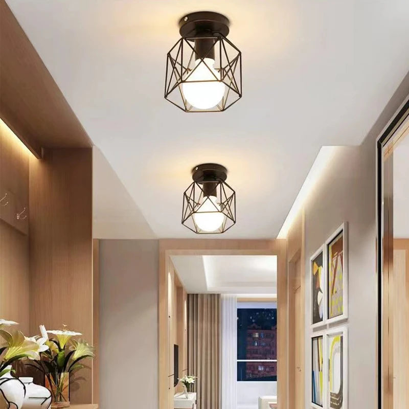 LED Ceiling Light - Mini Indoor Fixture for Kitchen, Bedroom and Bathroom