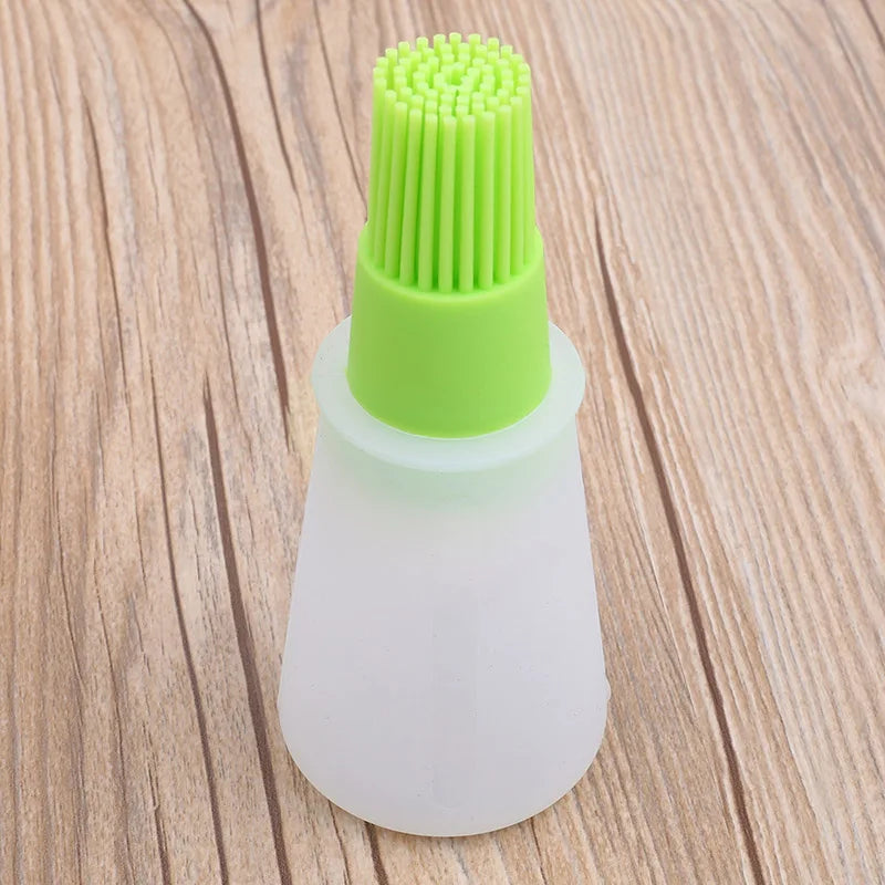 Silicone Basting Brush - Heat Resistant Pastry & BBQ Oil Brush