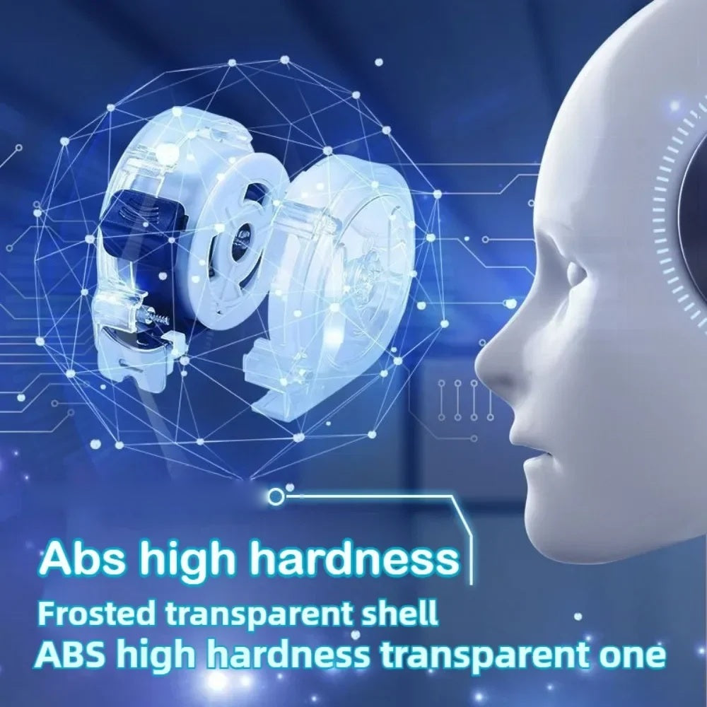 ABS high hardness frosted transparent shell feature graphic