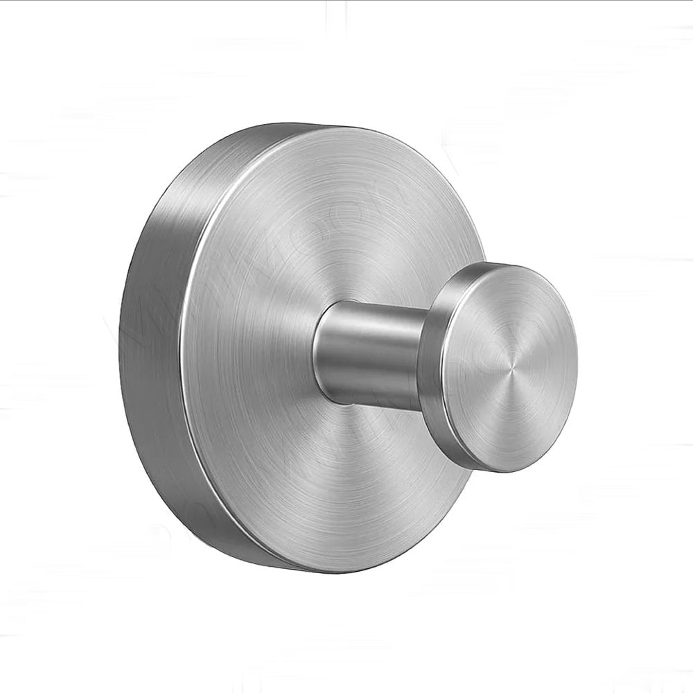 Close up of the black suction cup hook on a white background