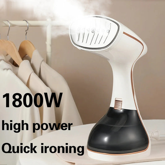 Handheld garment steamer with 1800W high power quick ironing callouts
