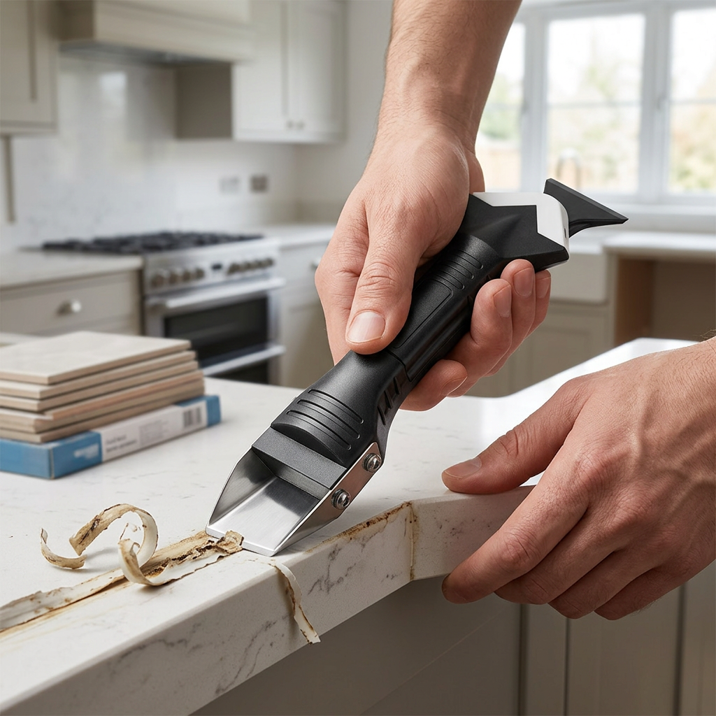 5in1 metal head scraper lifestyle