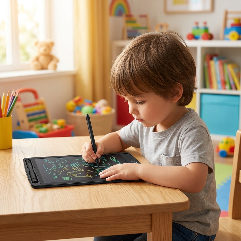 Black 8.5 colour tablet lifestyle