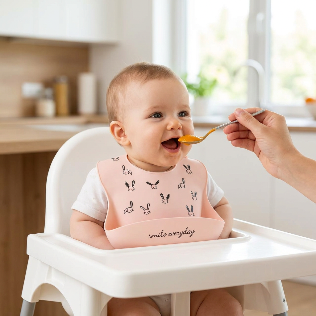 Baby bib bunny lifestyle